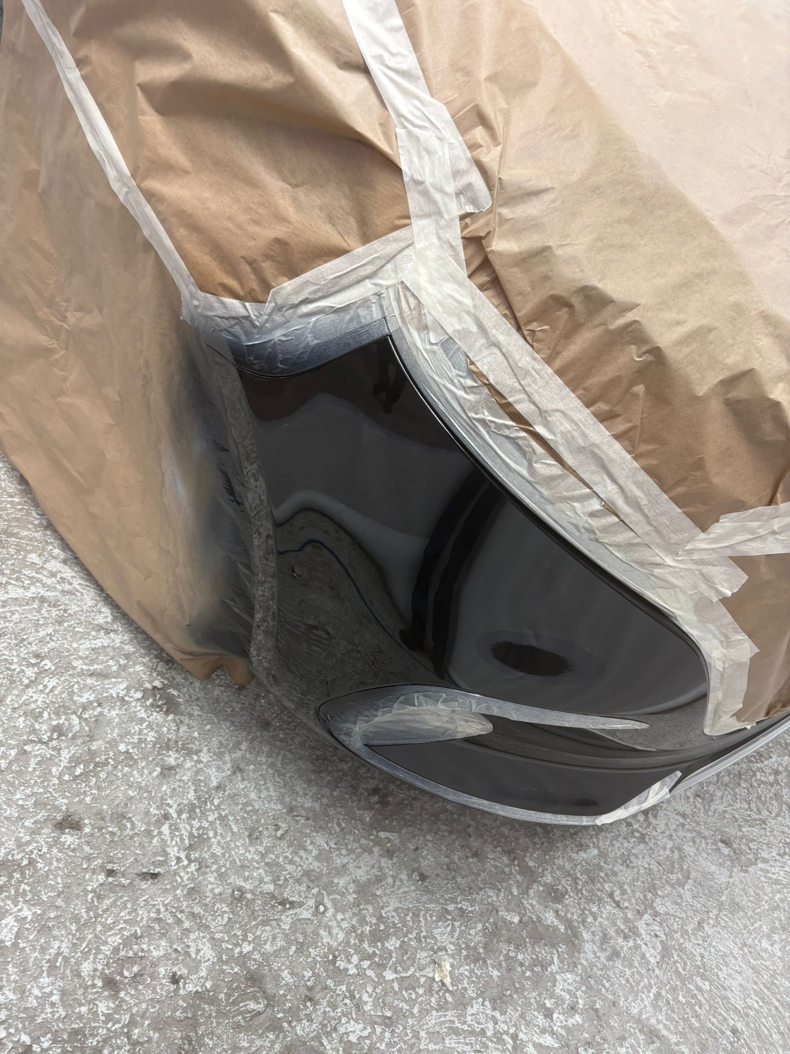 réparation d'un pc avant droit Mercedes Benz Classe v en carrosserie